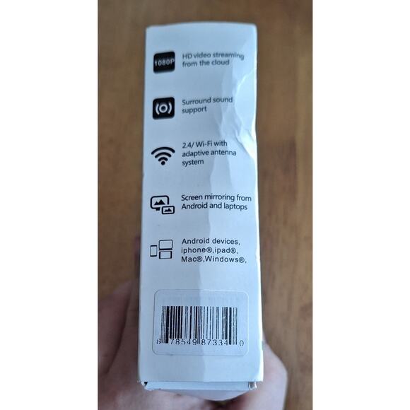 NEW! Wireless Display Tv Mirroring Device for Airplay and Miracast Streaming - Picture 3 of 5